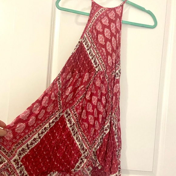 Show Me Your Mumu Red Paisley Dress Sz S - Picture 5 of 10
